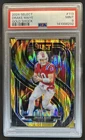 2024 Panini Select Drake Maye Premier RC Gold Prizm Shock #/10 Patriots PSA 9