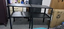 Modern Style Bedside Cabinet. Black Side Table, Small Dining Table, Coffee Table