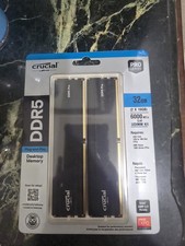 Crucial Pro 32GB Kit 2x16GB RAM DDR5 6000Mhz CP2K16G60C48U5 NEU OVP