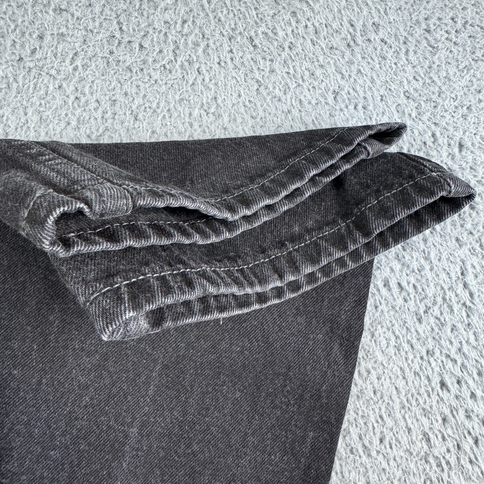 Levi's 550 Jeans Mens 36x32 Actual 35x31 Denim Y2K Relaxed Fit Feb. 2008 Black thumbnail 5