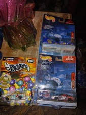 3pc Hot Wheels Racing NASCAR Lot - 2000 Pit Crew 12 & 55 & 2002 M&M's #36 - 