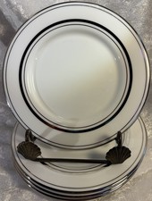 Set of 4 Lenox Kate Spade Library Lane Platin...