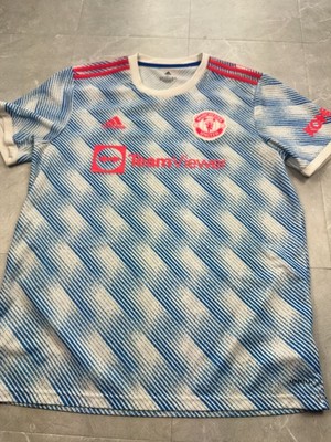 Adidas Manchester United 2021/22 Away Fußball Shirt Trikot TeamViewer XL blau 