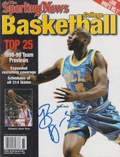 Baron Davis UCLA Signed Sporting News College Basketball 1998-99 magazine