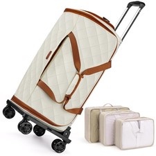 Rolling Garment Bags for Travel - Carry on Convertible Garment Duffle Bags wi...