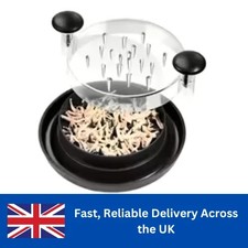 Large Chicken Shredder Tool Non-Slip Twist Meat Shredding Grinder Handles Black