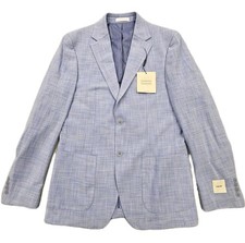 Calvin Klein Mens 38R Slim-Fit Sport Coat Light Blue