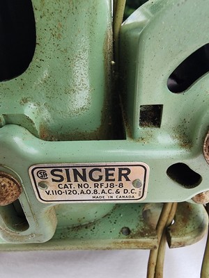 Vintage Mint Green SINGER 185K Sewing Machine for Parts | eBay