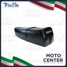 SELLA NERA A 2 POSTI PIAGGIO VESPA PK 50 S - PK 50 XL CON GONNELLINO IN PLASTICA