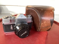 Nikkorex F 35 MM Camera With 50 MM 1:1.8 Series E Nikon Lens W/Original Case