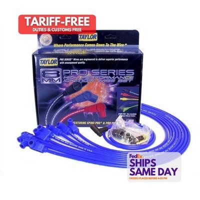 Taylor/Vertex 76630 Kit Race-Fit Spiro-Pro Plug Wire Blue Sbc Hei Performance