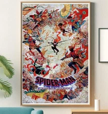 Spider-Man Across the Spider-Verse Poster Print - Wall Art Decor