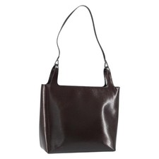 GUCCI Tote Bag Leather Brown 001 2058 3021 Auth bs33849