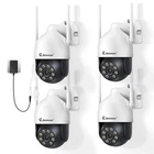 4PCS PTZ Security Camera for JENNOV J-Series WIFI Camera System 5MP 10CH NVR
