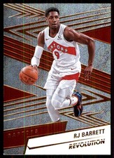 RJ Barrett 2024-25 Panini Revolution #45 Raptors NBA READ FREE SHIP AutographDen