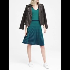 Banana Republic Stripe Knit Fit and Flare Dress