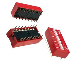 [10pz] DS08 DIP Switch 8 posizioni DIP-16 placcato oro DIP16