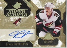 2017-18 SPx Super Scripts Jakob Chychrun #SS-CH Auto