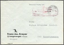 Franz&ouml;sische Zone Allgemeine Ausgabe, 1946, Barfr., Brief