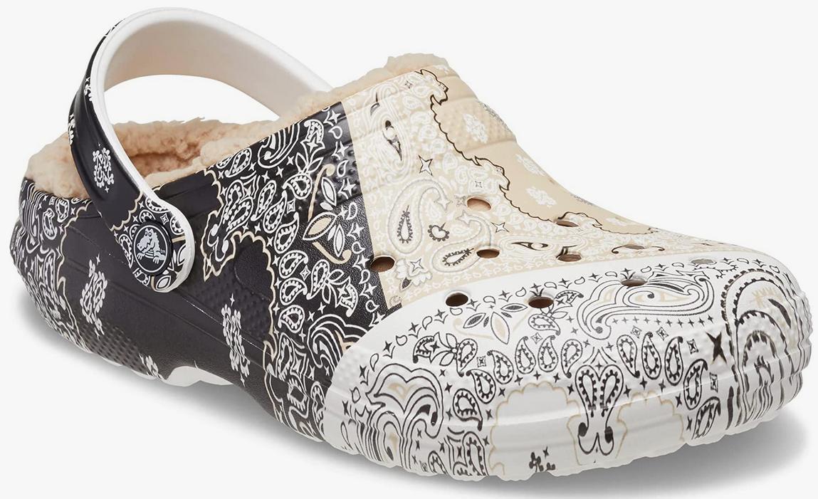 Crocs Classic Crush Embellished Bandana Clog Paisley Chai Multi Unisex US W8 M Crocs Classic Crush Bandana Clog Paisley | Mercari main image 3