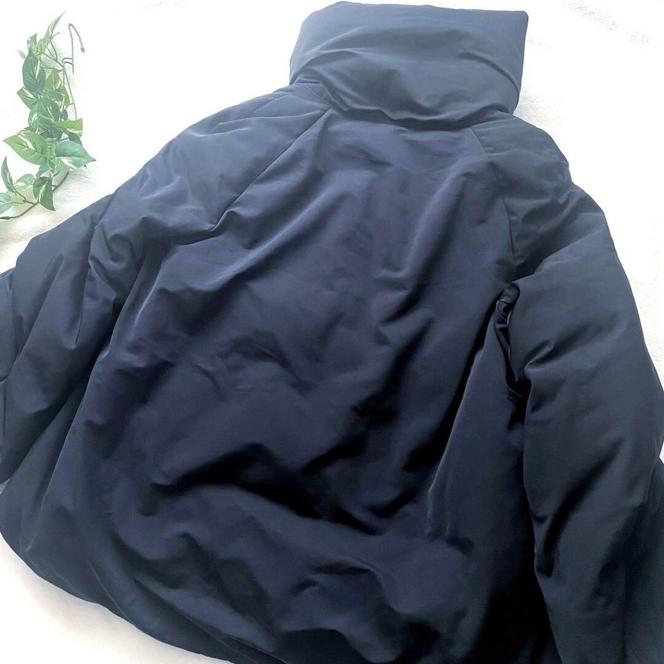 Uniqlo x Jil Sander +J Hybrid Down Jacket Coat Women Black Size L Mint