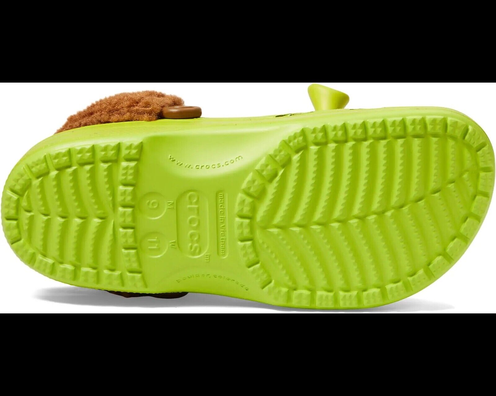 Crocs Unisex Classic Shrek Clogs, Lime Punch, 2 US