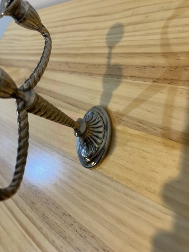 VINTAGE 1960'S CANDELABRA CANDLE HOLDER WITH 3 ARMS REG 935785 MADE IN ENGLAND - Picture 6 of 12