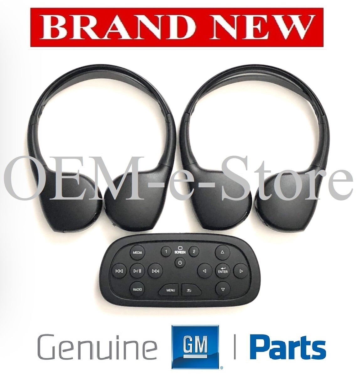 2015 2016 GMC Yukon Cadillac Escalade Ceiling Entertainment Headphones + Remote eBay