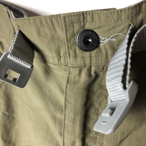 Gramicci Break Trail Shorts Herren Small 100% Nylon Gürtel Wandern Klettern grün - Bild 9 von 16