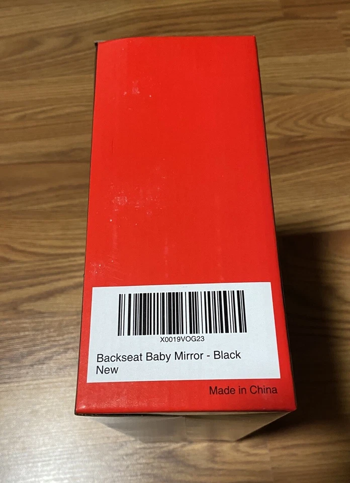 NUEVO EN CAJA LUSSO GEAR Asiento Trasero Orientado Espejo Bebé Marco Negro Coche Familia Foto 2 de 4