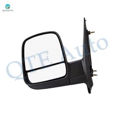 Left Manual Foldaway View Mirror Dual Glass For 2008-2021 Chevrolet Express 2500