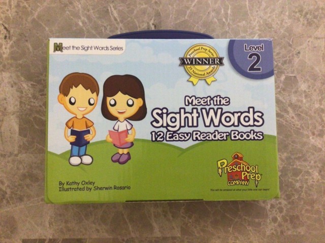 Meet The Sight Words 12 Easy Reader Books Level 2 & 3 Preschool Prep ...
