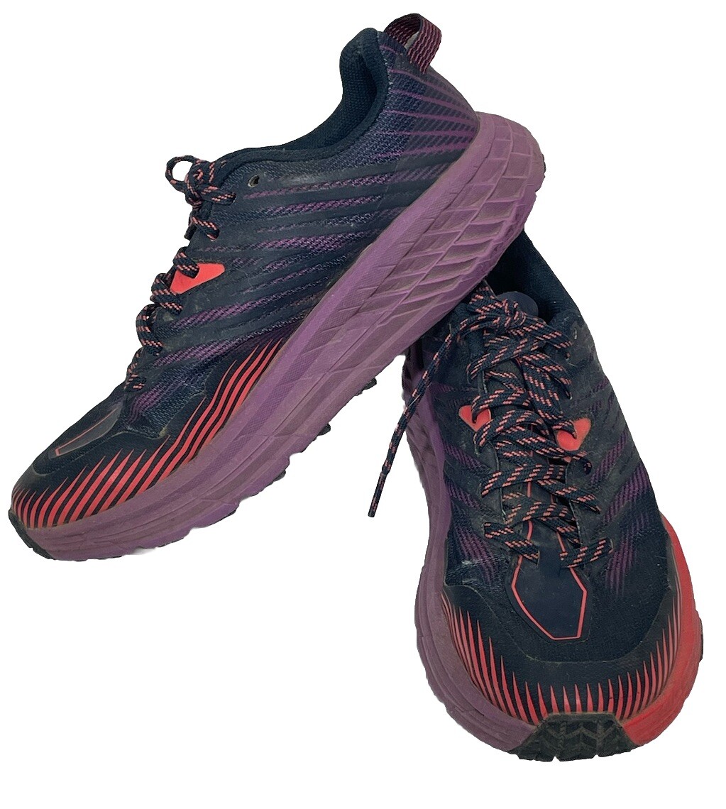SAOLA Scarpe Hoka One One Speedgoat 4 donna 7 5 trail running viola suola Vibram