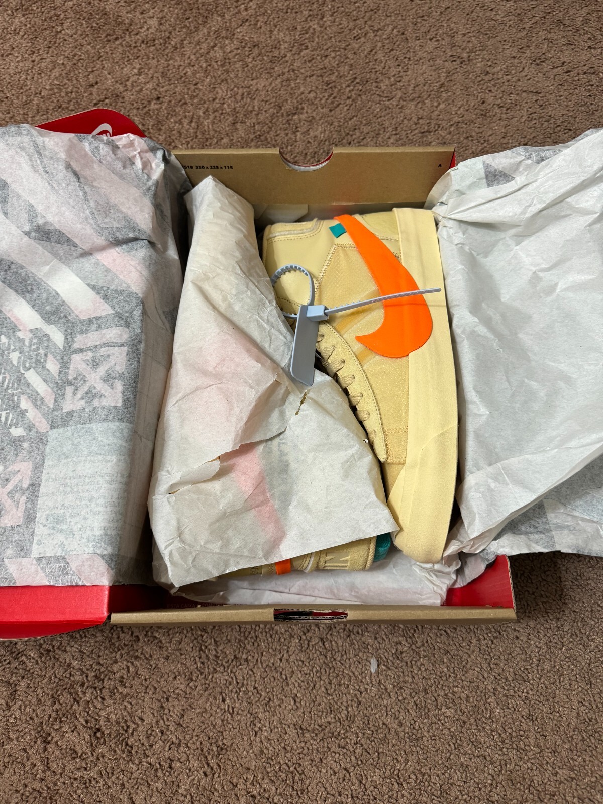 OFF WHITE X NIKE Nike Blazer Mid x OFF WHITE All Hallows Eve nuovo taglia 10