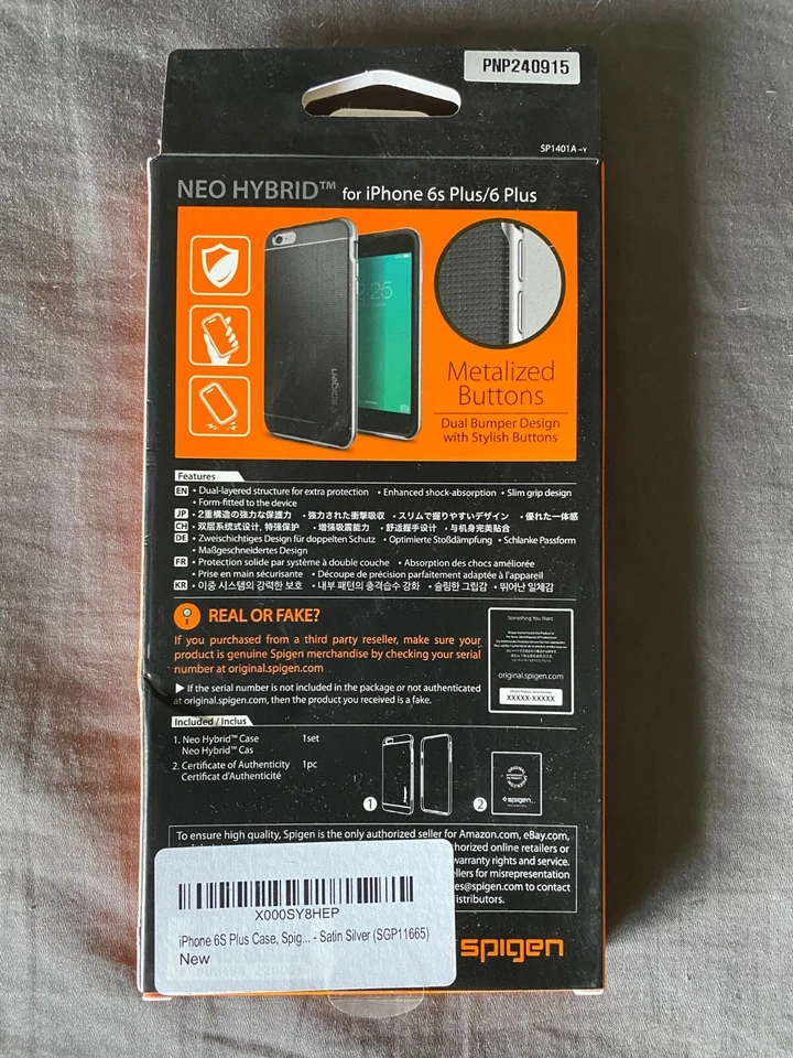 Funda híbrida Spigen iPhone 6s Plus Neo Foto 2 de 4