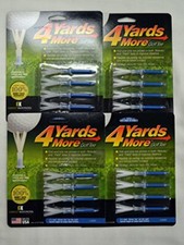 4 Yards More Golf Tees 3 1/4" - Blue - 4 Packs of 4 Tees 16 tees 