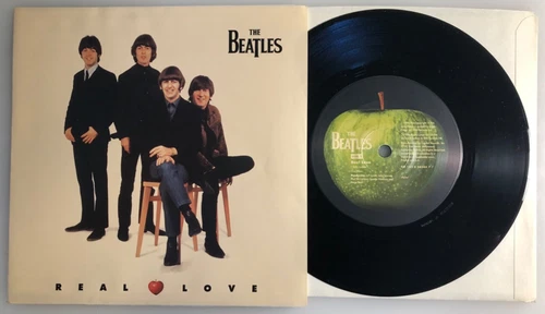 The Beatles / Real Love & Baby's In Black (Live) / Apple 1996 45rpm w PS / Mint!