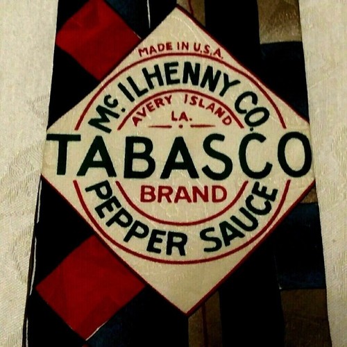 Tabasco Hot Pepper Sauce Silk Necktie