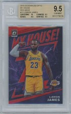 2019-20 Donruss Optic My House Red Wave #13 Lebron James BGS 9.5