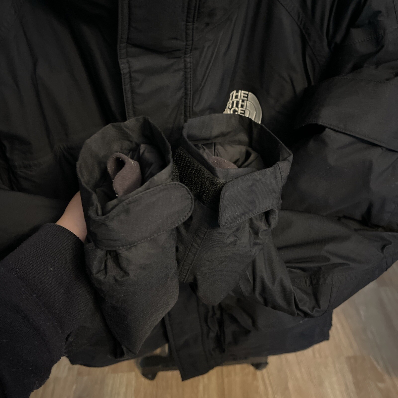 Vintage 90s North Face Puffer Parka Jacket Goose Down 550 Very Rare image 8