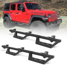 HAWKLEY Step Nerf Bar for 2018-2025 Jeep WRANGLER JL 4 DOOR Running Boards Parts