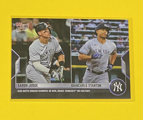 2022 Topps Now 175 Aaron Judge / Giancarlo Stanton