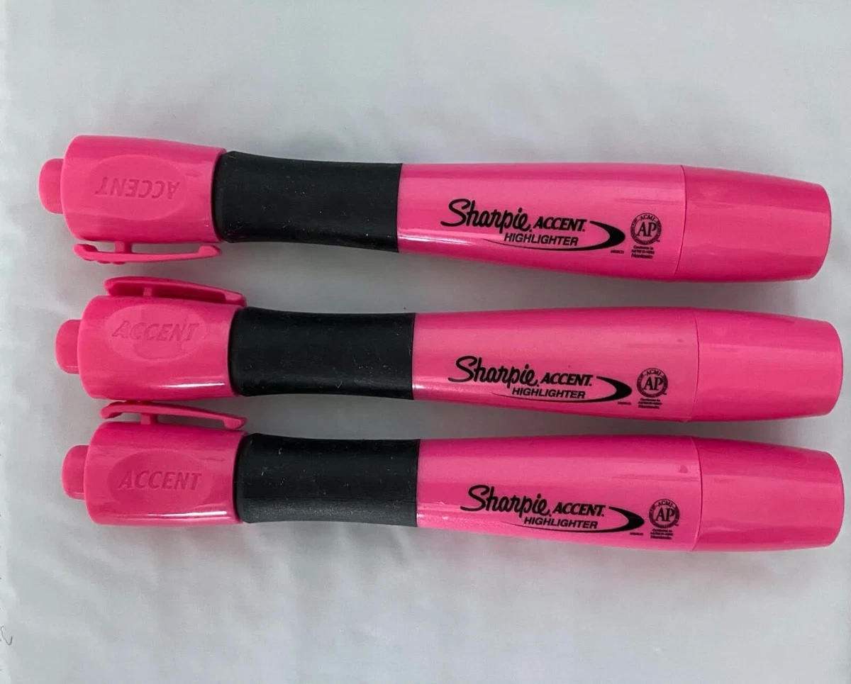 Sharpie Accent Grip Highlighter 21809 Chisel Tip Smear Guard Ink
