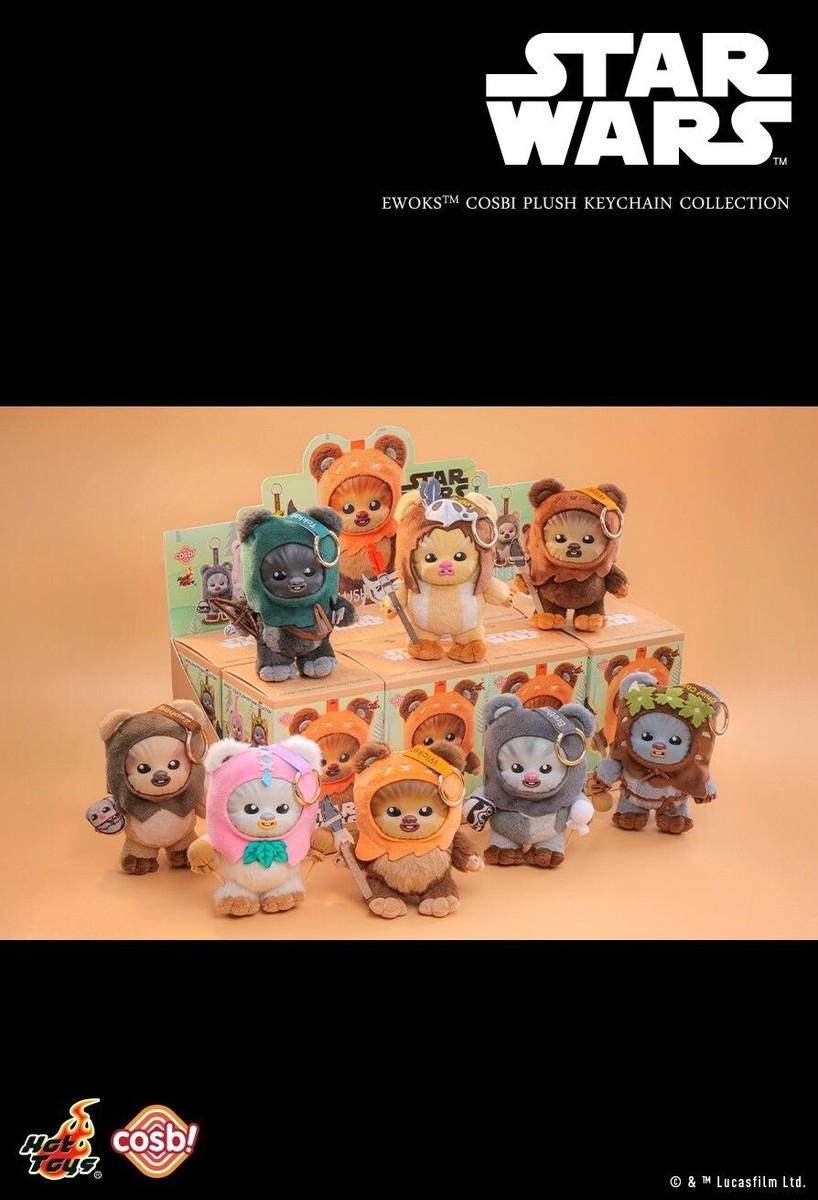 ［限定］ Ewoks Cosbi Plush Keychain SP Color Hot Toys Cosbi Ewoks Wicket SP Color Plush Keychain Star