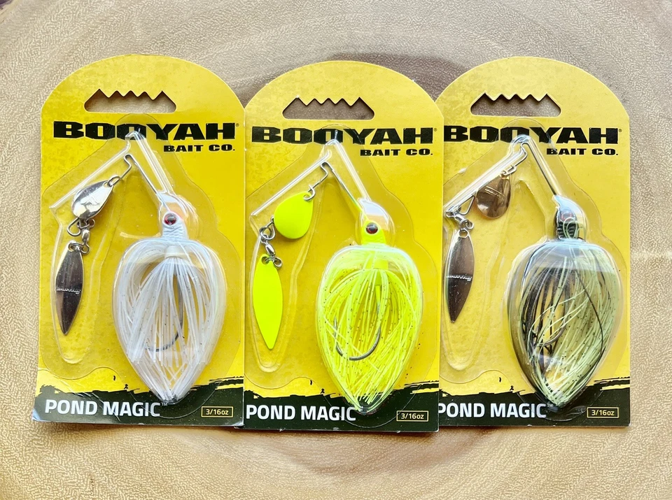Booyah Pond Magic (Lote de 3) Spinnerbait, Bajo, ¡Nuevo! ¡Envío gratis! ¡NUEVO CON ETIQUETAS! Foto 4 de 4