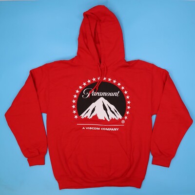 Paramount  Pictures  Men's Hoodie  Athletic Long Sleeve Sweatshirts Small. Red.