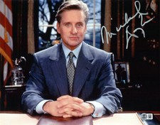Michael Douglas Signed Autograph The American President 11X14 Photo BAS Beckett