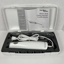 Hamilton Beach Electric Knife Set Carving Kit and Hard Case 74375Z