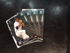 2016 Bowman Draft BDC-49 Brett Adcock 8 count all chrome lot Houston Astros
