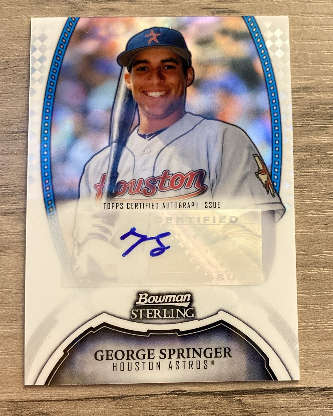 2011 Bowman Sterling Prospect Auto George Springer Refractor 34/199 BSP-GS